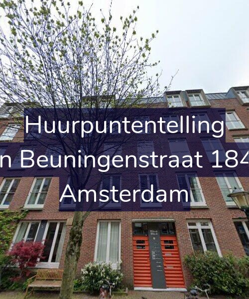 Foto gevel Huurpuntentelling voor Van Beuningenstraat 184-B, Amsterdam