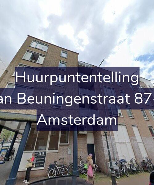 Foto gevel Huurpuntentelling voor Van Beuningenstraat 87-C, Amsterdam