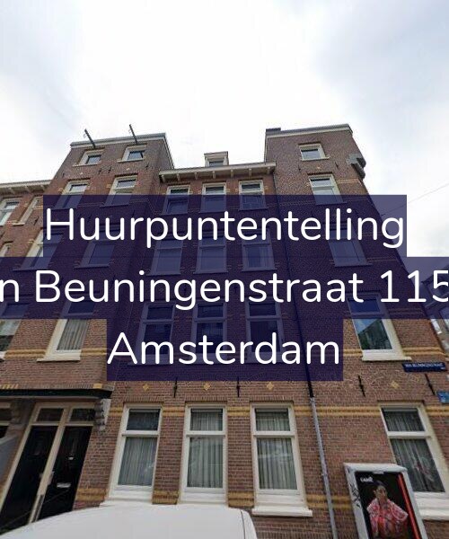 Foto gevel Huurpuntentelling voor Van Beuningenstraat 115-H, Amsterdam