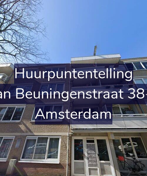 Foto gevel Huurpuntentelling voor Van Beuningenstraat 38-D, Amsterdam