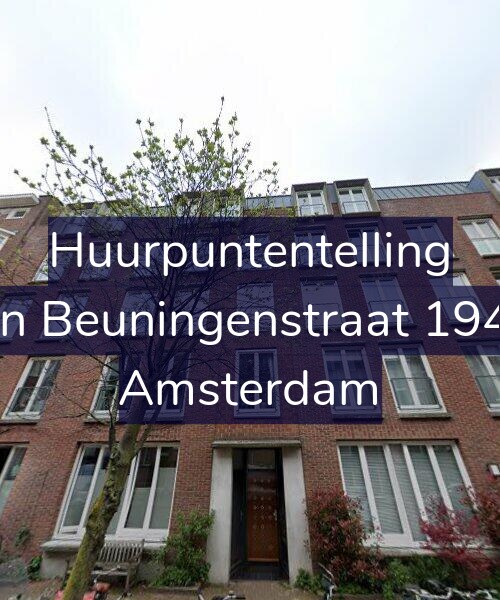 Foto gevel Huurpuntentelling voor Van Beuningenstraat 194-E, Amsterdam