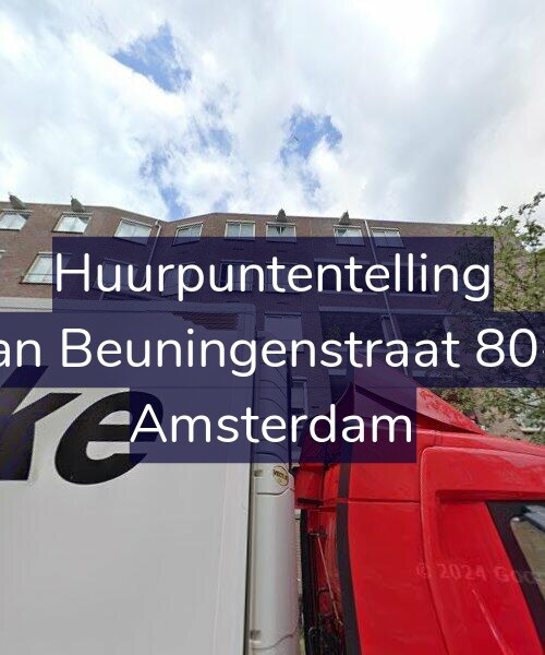 Foto gevel Huurpuntentelling voor Van Beuningenstraat 80-C, Amsterdam