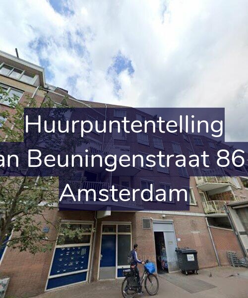 Foto gevel Huurpuntentelling voor Van Beuningenstraat 86-C, Amsterdam