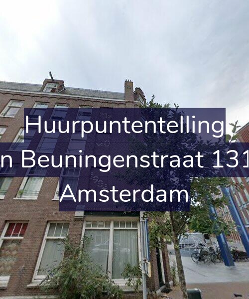 Foto gevel Huurpuntentelling voor Van Beuningenstraat 131-3, Amsterdam