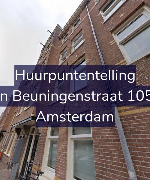 Foto gevel Huurpuntentelling voor Van Beuningenstraat 105-1, Amsterdam