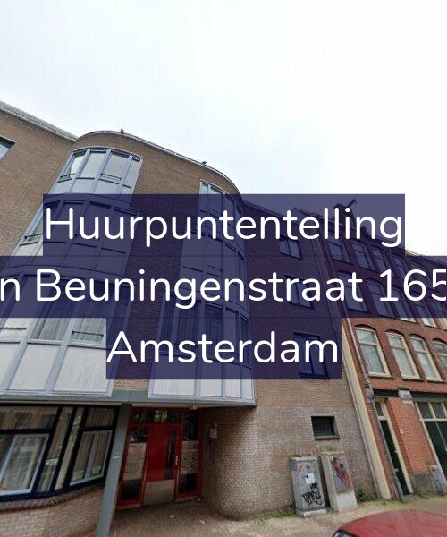 Foto gevel Huurpuntentelling voor Van Beuningenstraat 165-A, Amsterdam