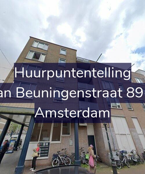 Foto gevel Huurpuntentelling voor Van Beuningenstraat 89-C, Amsterdam