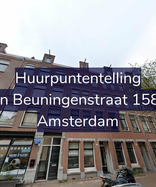 Foto gevel Huurpuntentelling voor Van Beuningenstraat 158-2, Amsterdam