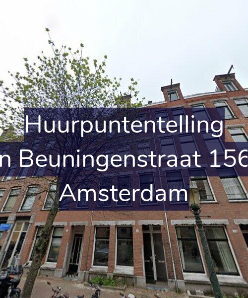 Foto gevel Huurpuntentelling voor Van Beuningenstraat 156-H, Amsterdam