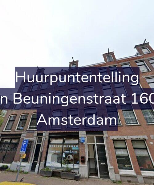 Foto gevel Huurpuntentelling voor Van Beuningenstraat 160-1, Amsterdam