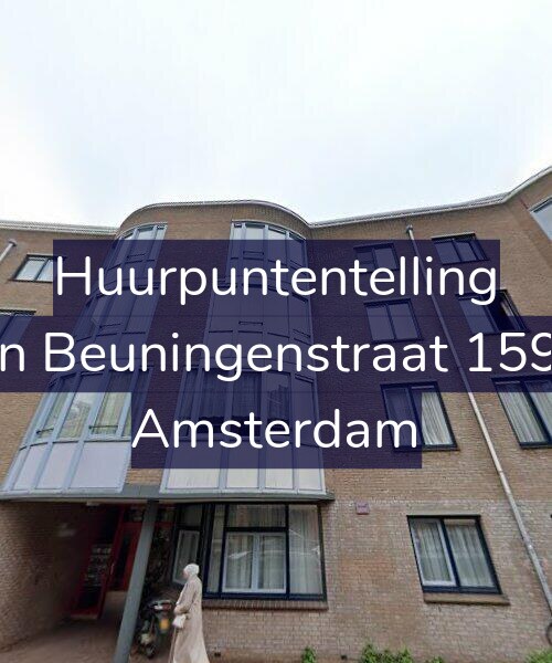 Foto gevel Huurpuntentelling voor Van Beuningenstraat 159-A, Amsterdam