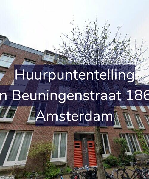 Foto gevel Huurpuntentelling voor Van Beuningenstraat 186-B, Amsterdam