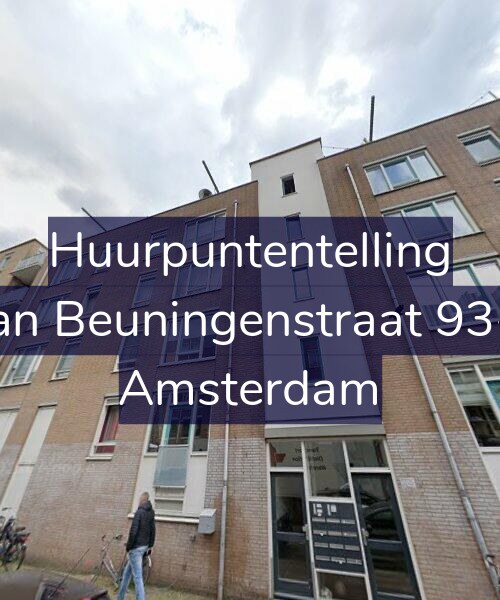 Foto gevel Huurpuntentelling voor Van Beuningenstraat 93-C, Amsterdam