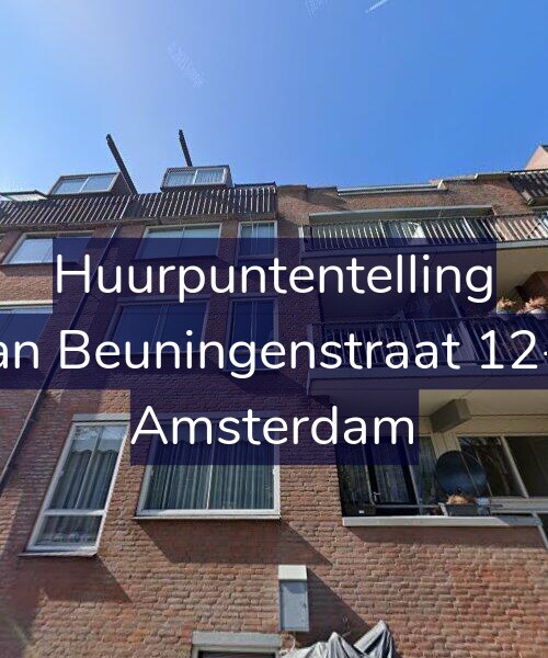 Foto gevel Huurpuntentelling voor Van Beuningenstraat 12-D, Amsterdam
