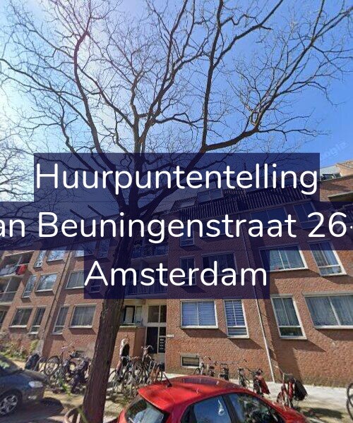 Foto gevel Huurpuntentelling voor Van Beuningenstraat 26-D, Amsterdam