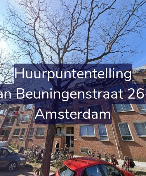 Foto gevel Huurpuntentelling voor Van Beuningenstraat 26-C, Amsterdam