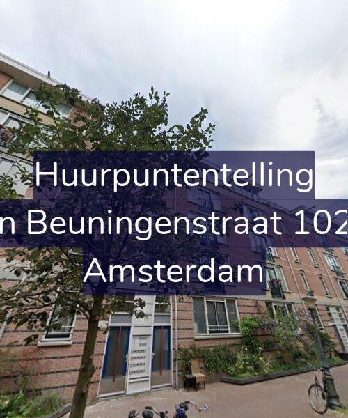 Foto gevel Huurpuntentelling voor Van Beuningenstraat 102-D, Amsterdam
