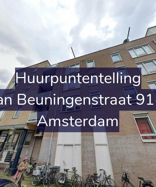 Foto gevel Huurpuntentelling voor Van Beuningenstraat 91-B, Amsterdam