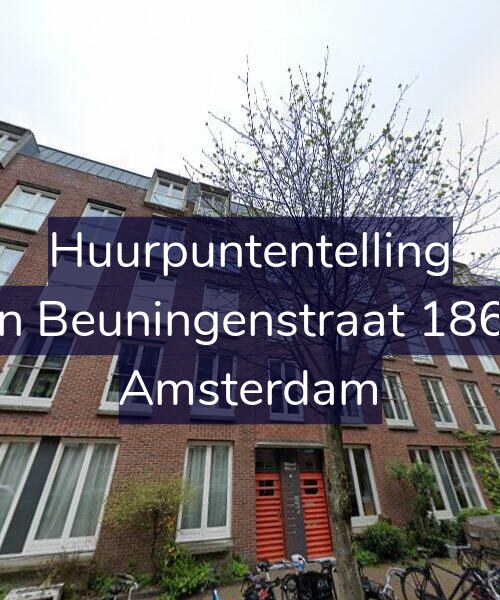 Foto gevel Huurpuntentelling voor Van Beuningenstraat 186-D, Amsterdam