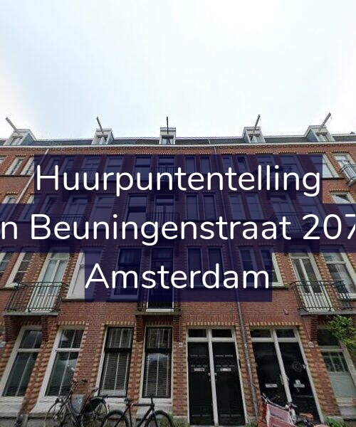 Foto gevel Huurpuntentelling voor Van Beuningenstraat 207-1, Amsterdam