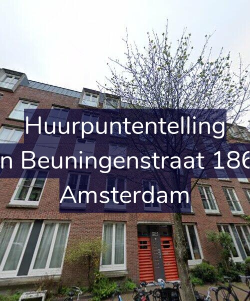 Foto gevel Huurpuntentelling voor Van Beuningenstraat 186-E, Amsterdam