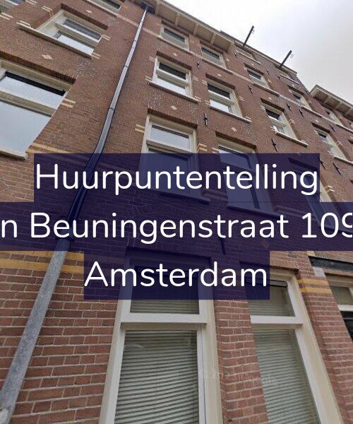 Foto gevel Huurpuntentelling voor Van Beuningenstraat 109-2, Amsterdam