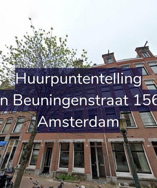 Foto gevel Huurpuntentelling voor Van Beuningenstraat 156-3, Amsterdam