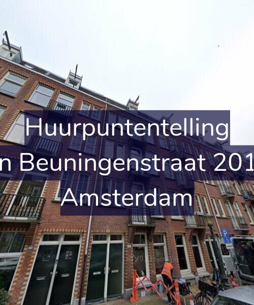 Foto gevel Huurpuntentelling voor Van Beuningenstraat 201-H, Amsterdam