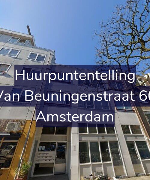 Foto gevel Huurpuntentelling voor Van Beuningenstraat 60, Amsterdam