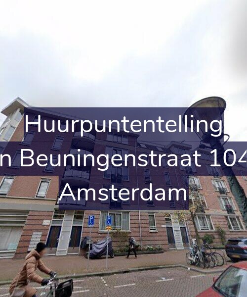 Foto gevel Huurpuntentelling voor Van Beuningenstraat 104-C, Amsterdam