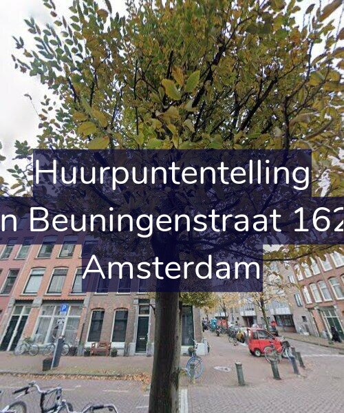 Foto gevel Huurpuntentelling voor Van Beuningenstraat 162-1, Amsterdam