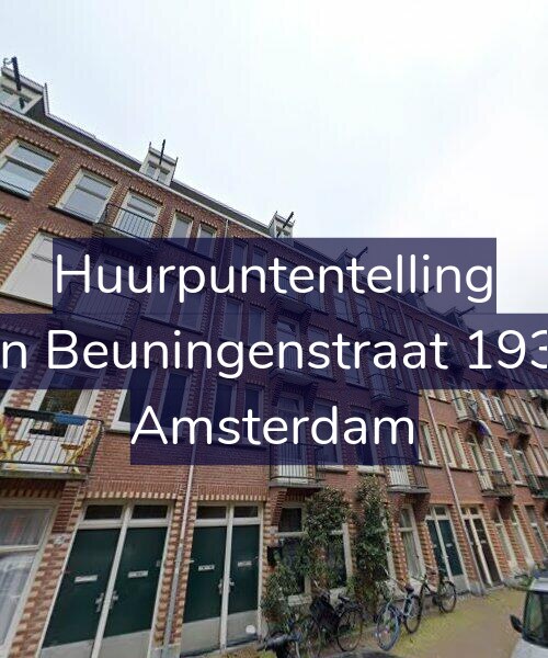 Foto gevel Huurpuntentelling voor Van Beuningenstraat 193-1, Amsterdam