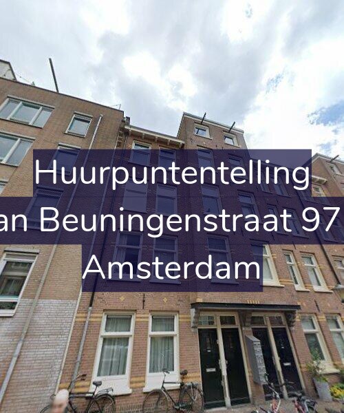 Foto gevel Huurpuntentelling voor Van Beuningenstraat 97-1, Amsterdam