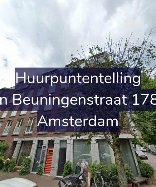 Foto gevel Huurpuntentelling voor Van Beuningenstraat 178-B, Amsterdam