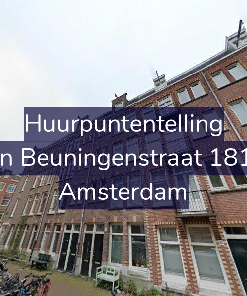 Foto gevel Huurpuntentelling voor Van Beuningenstraat 181-3, Amsterdam
