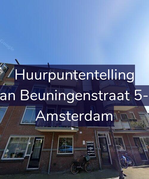Foto gevel Huurpuntentelling voor Van Beuningenstraat 5-D, Amsterdam