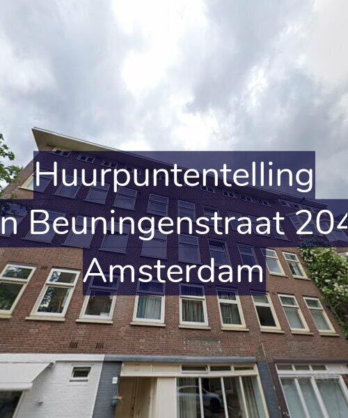 Foto gevel Huurpuntentelling voor Van Beuningenstraat 204-2, Amsterdam