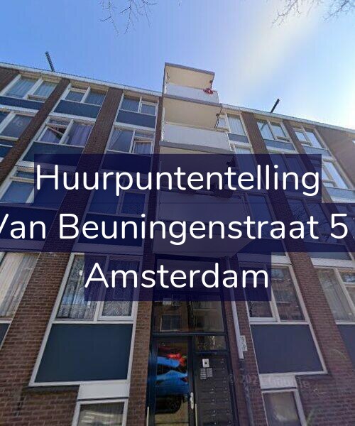 Foto gevel Huurpuntentelling voor Van Beuningenstraat 51, Amsterdam