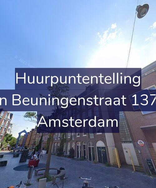 Foto gevel Huurpuntentelling voor Van Beuningenstraat 137-H, Amsterdam
