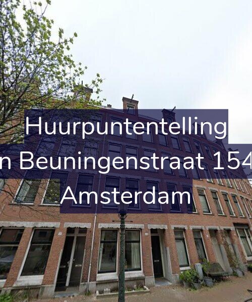 Foto gevel Huurpuntentelling voor Van Beuningenstraat 154-H, Amsterdam