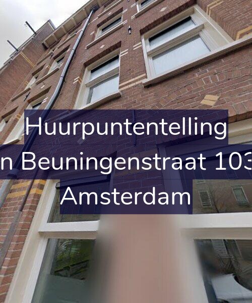 Foto gevel Huurpuntentelling voor Van Beuningenstraat 103-1, Amsterdam