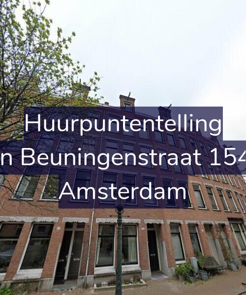 Foto gevel Huurpuntentelling voor Van Beuningenstraat 154-2, Amsterdam