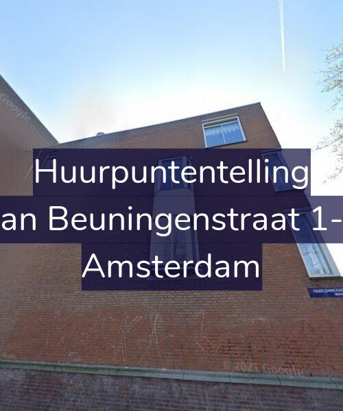 Foto gevel Huurpuntentelling voor Van Beuningenstraat 1-B, Amsterdam