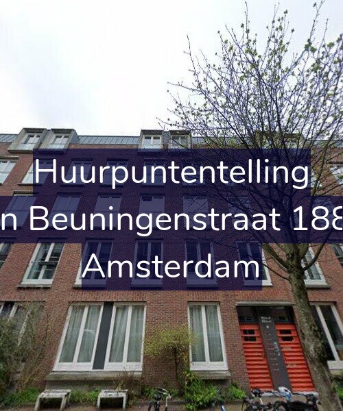 Foto gevel Huurpuntentelling voor Van Beuningenstraat 188-E, Amsterdam