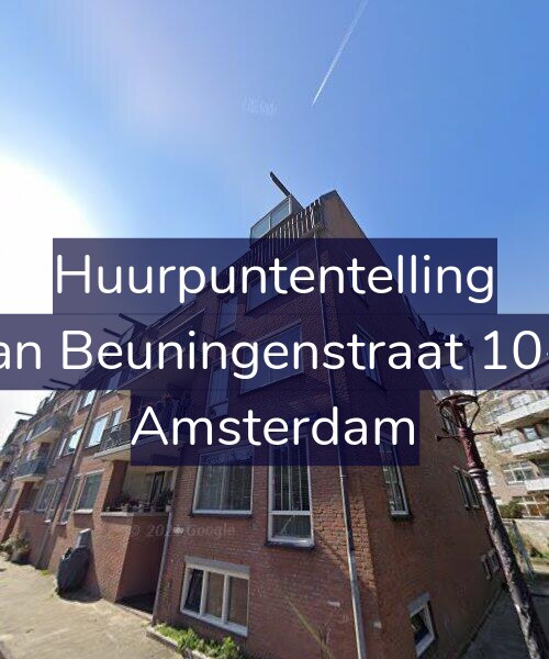 Foto gevel Huurpuntentelling voor Van Beuningenstraat 10-B, Amsterdam