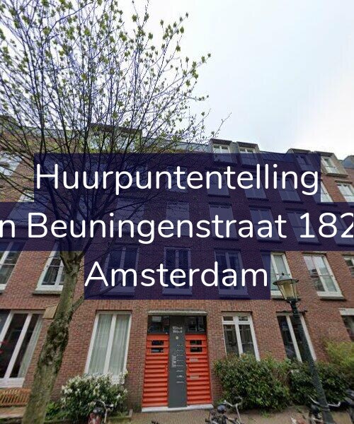 Foto gevel Huurpuntentelling voor Van Beuningenstraat 182-D, Amsterdam