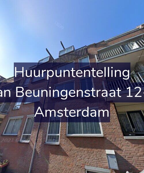 Foto gevel Huurpuntentelling voor Van Beuningenstraat 12-A, Amsterdam