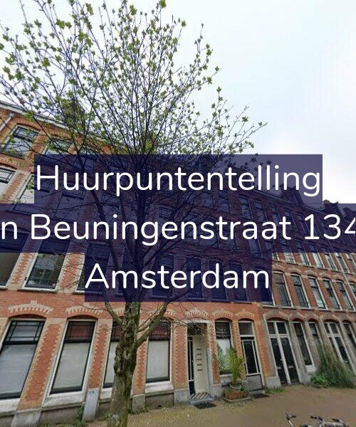 Foto gevel Huurpuntentelling voor Van Beuningenstraat 134-3, Amsterdam