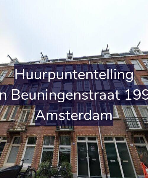 Foto gevel Huurpuntentelling voor Van Beuningenstraat 199-H, Amsterdam
