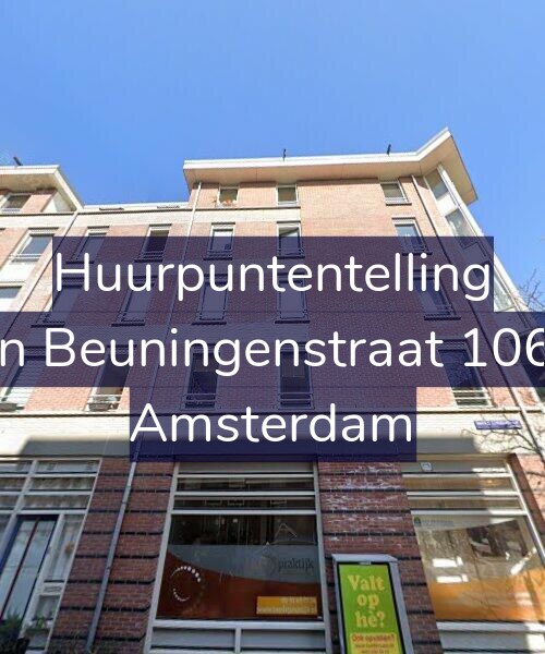 Foto gevel Huurpuntentelling voor Van Beuningenstraat 106-C, Amsterdam